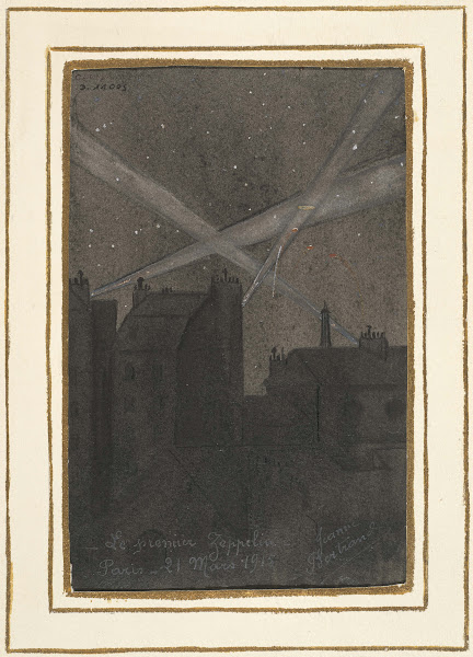 Le premier zeppelin 1915