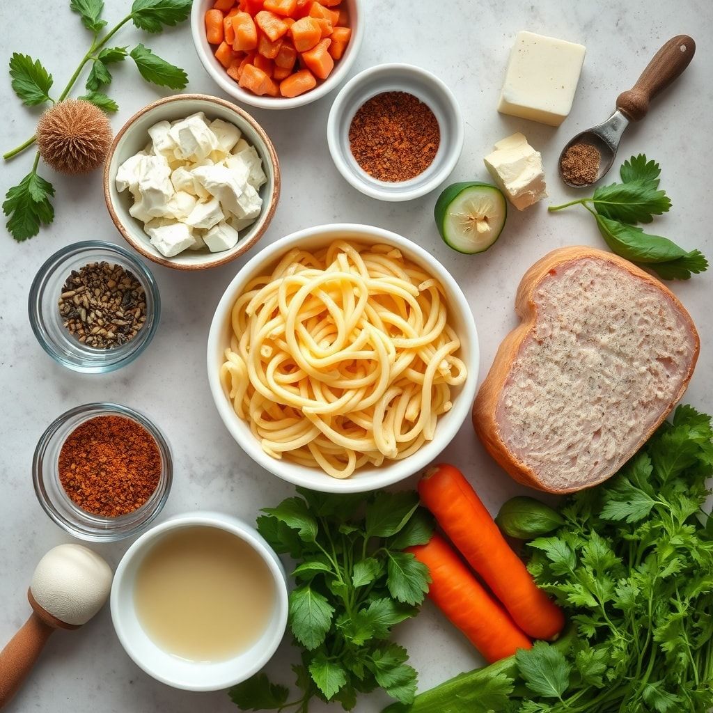 Ingredients for Cottage Cheese Pasta Sauce – Easy Weeknight Creamy Tomato