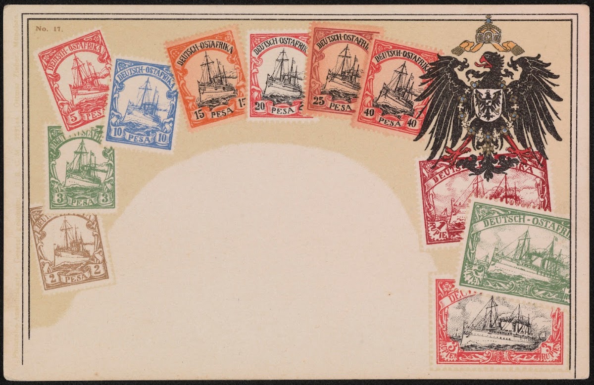 Postage stamps from German East Africa 1892 1915