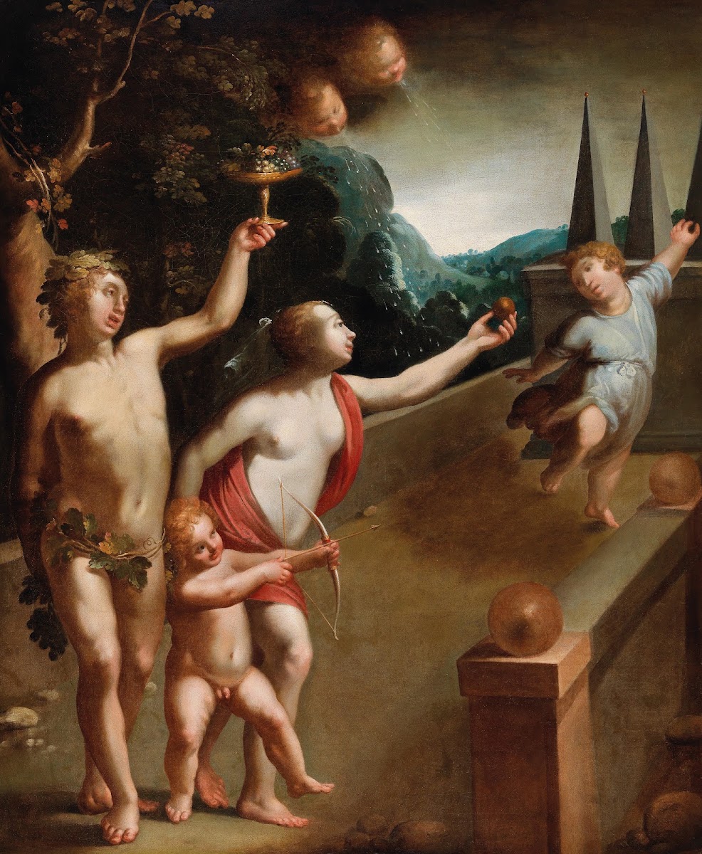 An allegorical scene