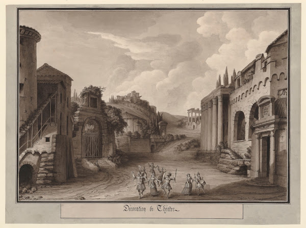 Décoration de théatre 1792 1793