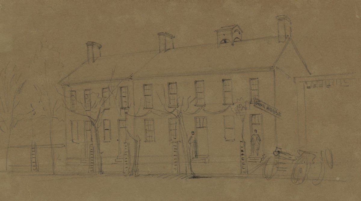 The Owens House Wash D 1865 assassination of Lincoln 1865