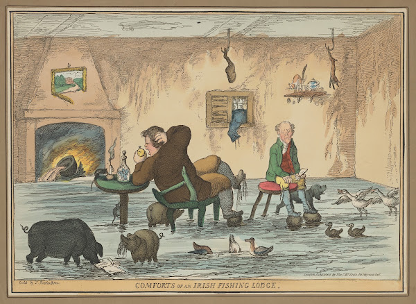 Comforts of an Irish fishing lodge