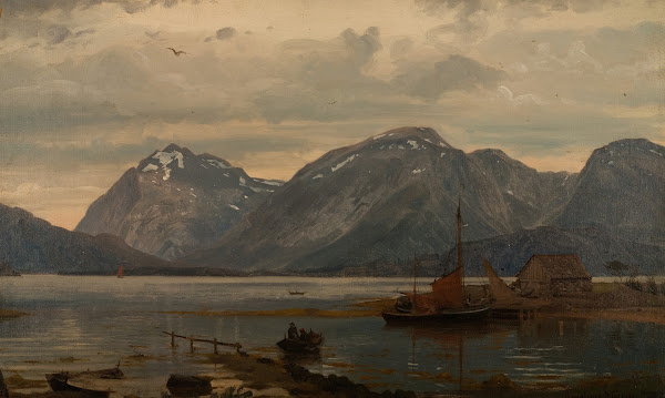 Fra Englafjellene Hardanger 1863