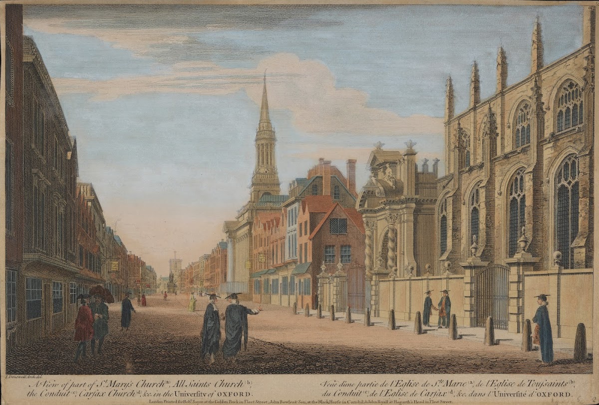 A View of part of St Marys Church 1755