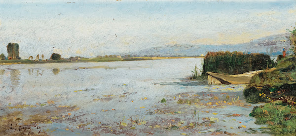 View Of The Seine In Triel 1865