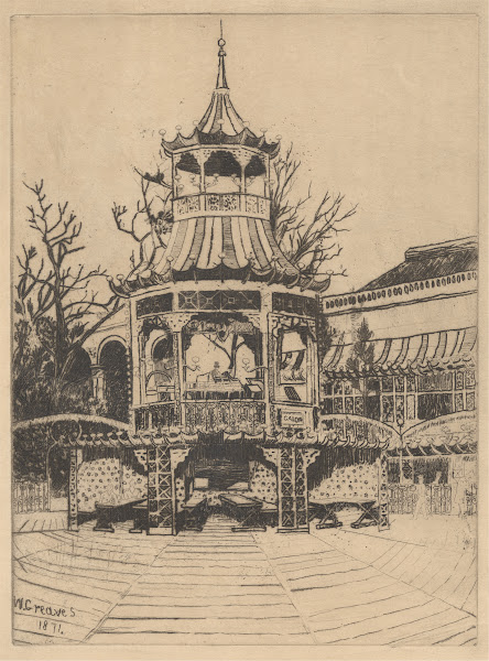 Cremorne Gardens Chelsea Bandstand 1871