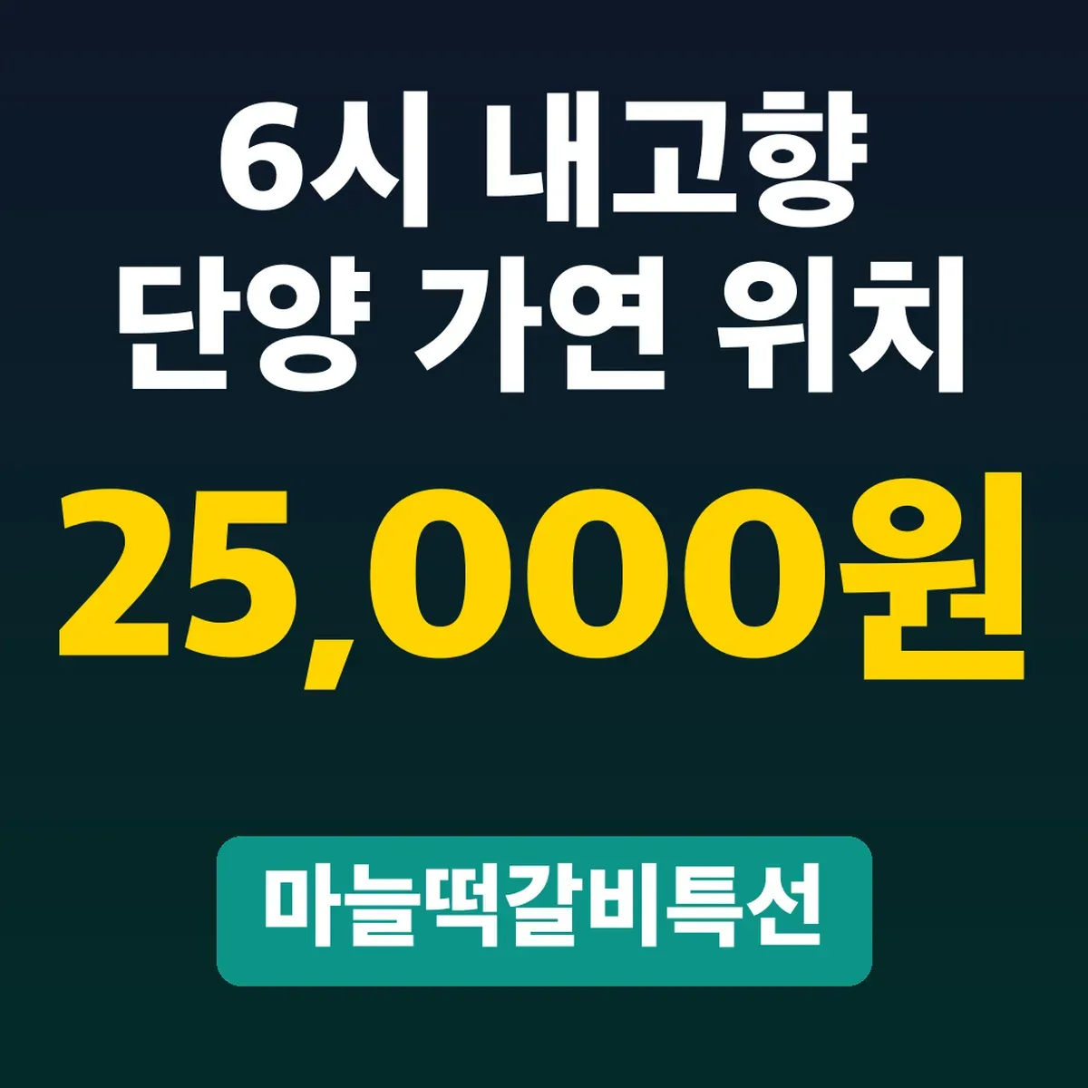 6시 내고향 단양 가연 위치, 마늘떡갈비특선 25,000원