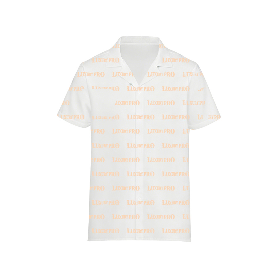 AOP MEG Cuban Collar Shirt (Slub Linen Fabric)