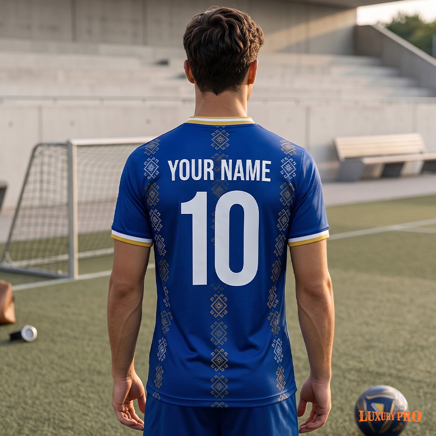 AOP GOD adult V-neck football jersey