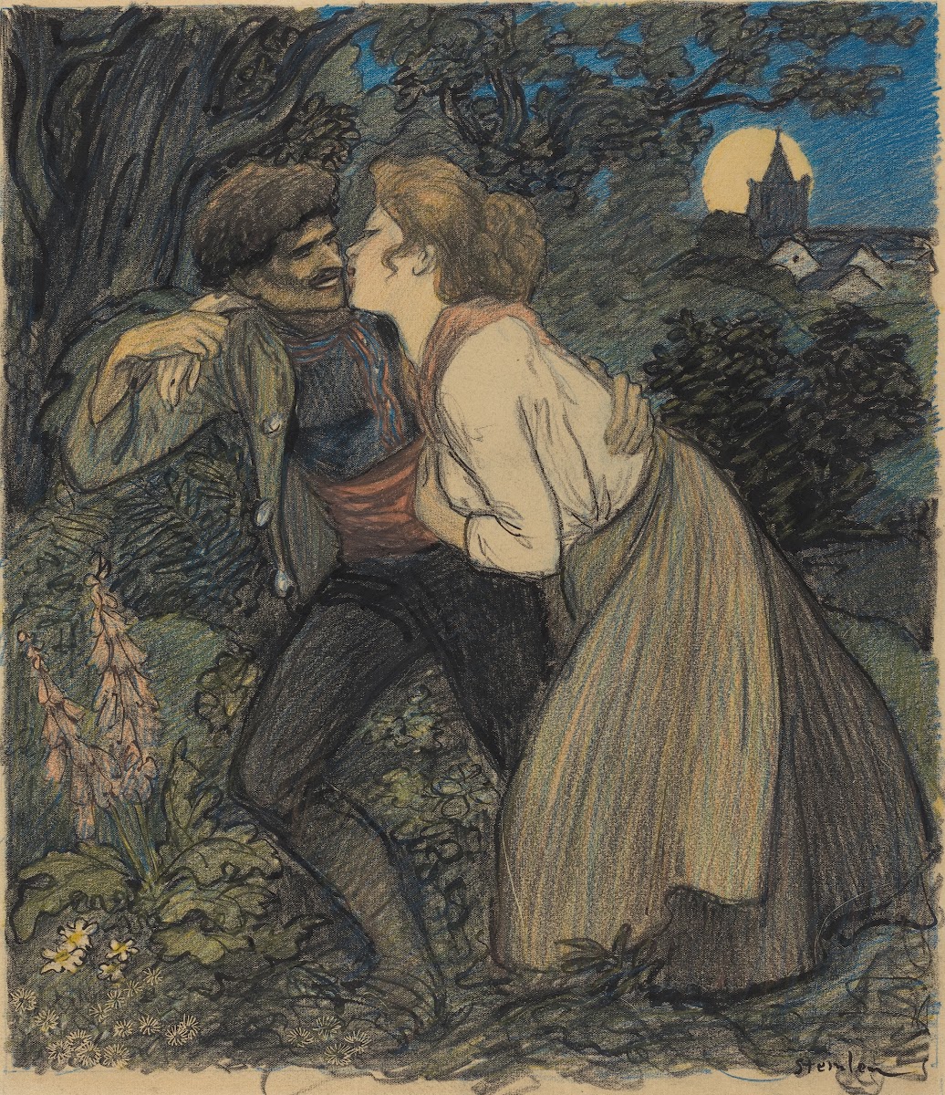 La Chienne Au Loup 1900