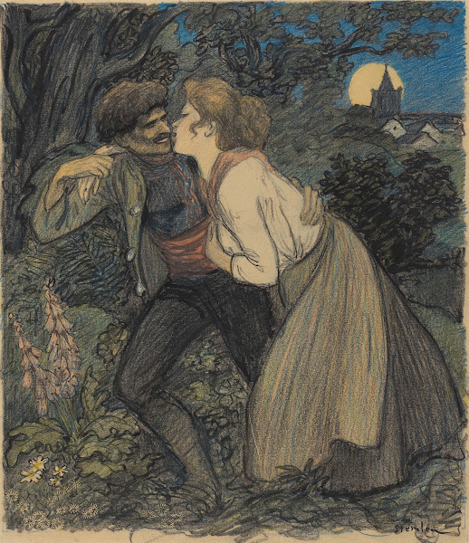 La Chienne Au Loup 1900