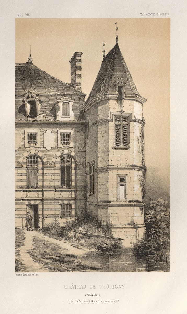 Chateau De Thorigny Manche 1860