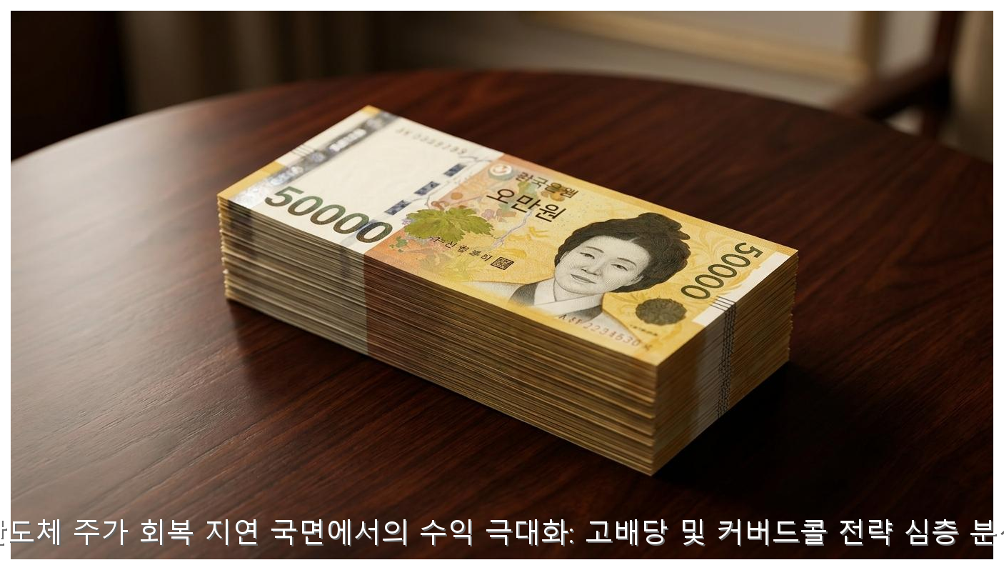 반도체 주가 회복 지연 국면에서의 수익 극대화: 고배당 및 커버드콜 전략 심층 분석 핵심 안내 및 분석 인포그래픽 (8)