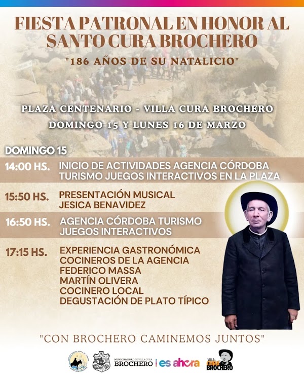 Fiesta Patronal en Honor al Santo Cura Brochero