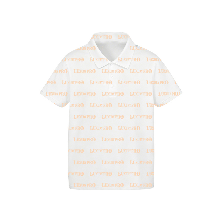 AOP Buttoned Polo