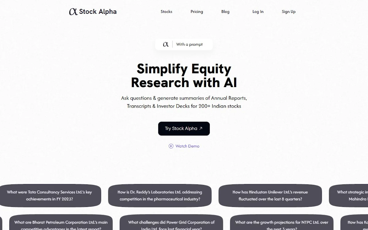 Captura de Stock Alpha
