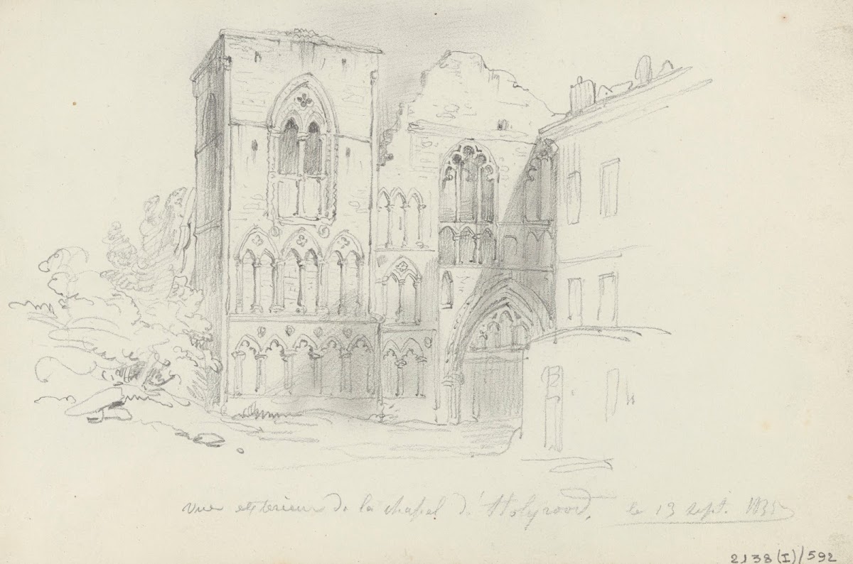 The Chapel of Holyrood Palace 1835