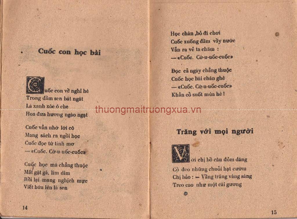 Tập thơ : Cây chăm làm (1982) - Trang 9