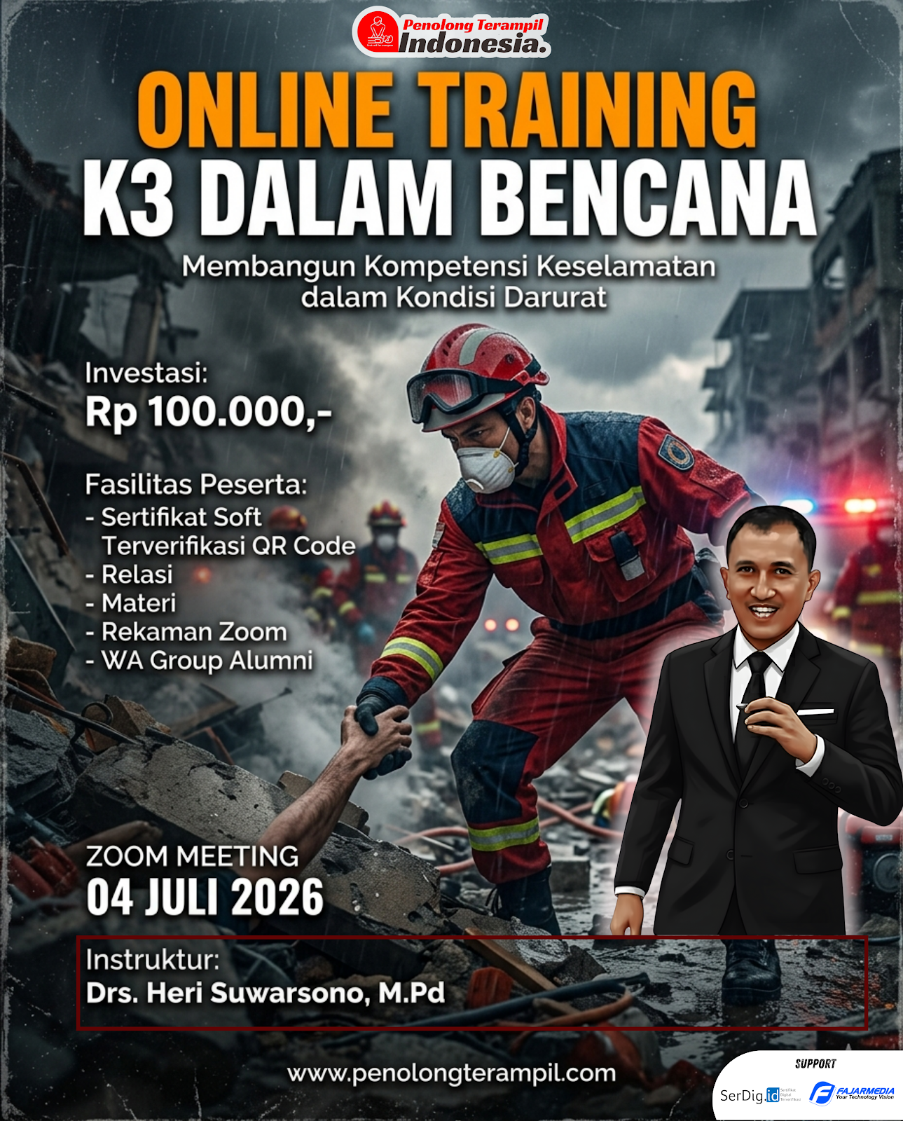 Pelatihan K3 Dalam Bencana