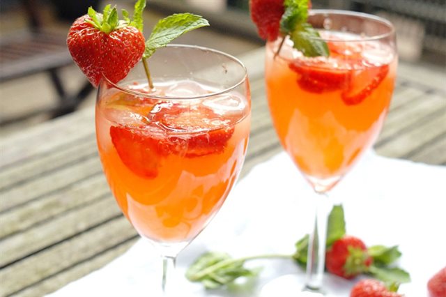 Nước Chanh Syrup Dâu