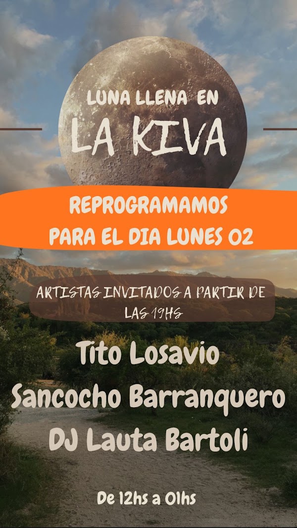 Luna Llena en La Kiva