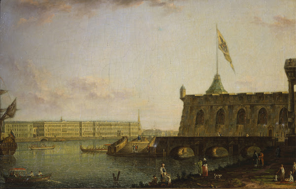View Of The Peter And Paul Fortress And Palace Embankment