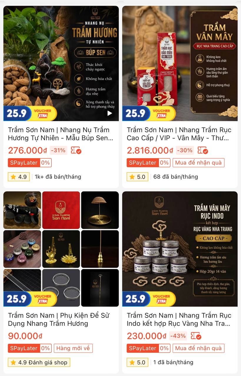 4 sản phẩm