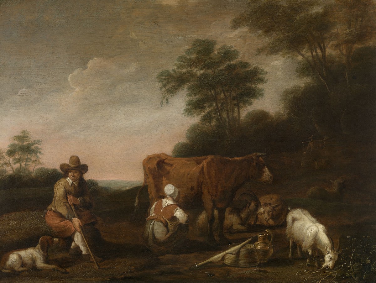 Landscape with Shepherd and Milkmaid 1620   1690