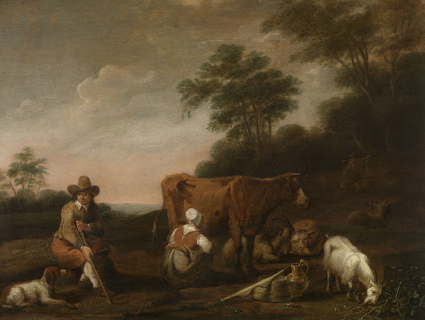 Landscape with Shepherd and Milkmaid 1620   1690