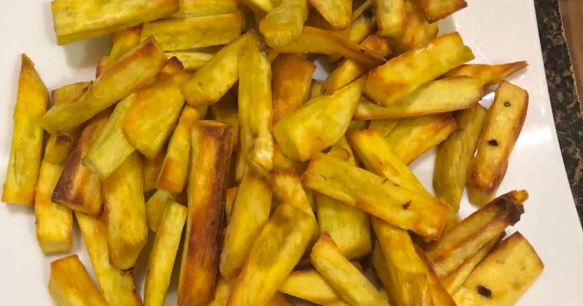 Khoai lang chiên bằng nồi chiên không dầu
