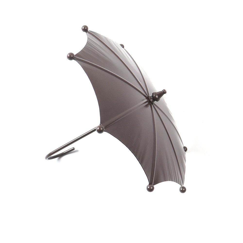 Iron birdbath in umbrella shape