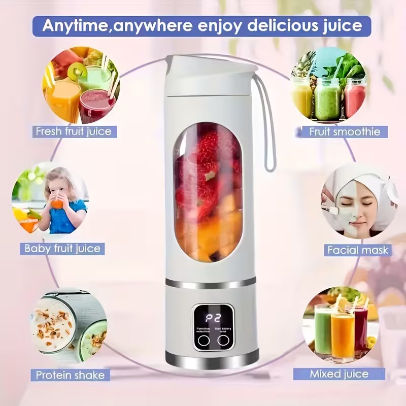 Portable Blender with Battery, 401–600 ml