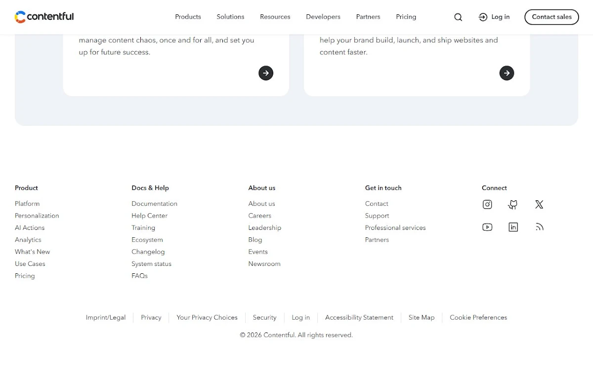 Captura de Contenda + Contentful Integration