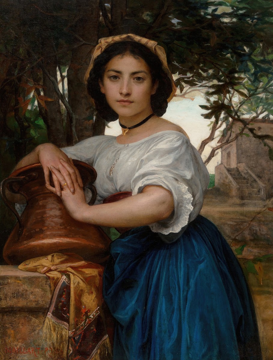 Young Romani water carrier