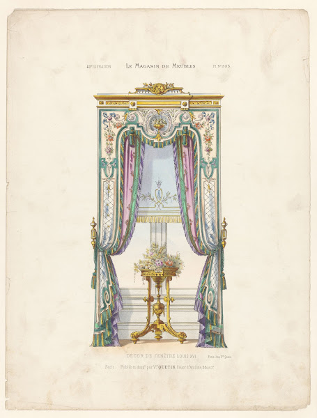 Décor de fenêtre Louis XVI 1832   1904