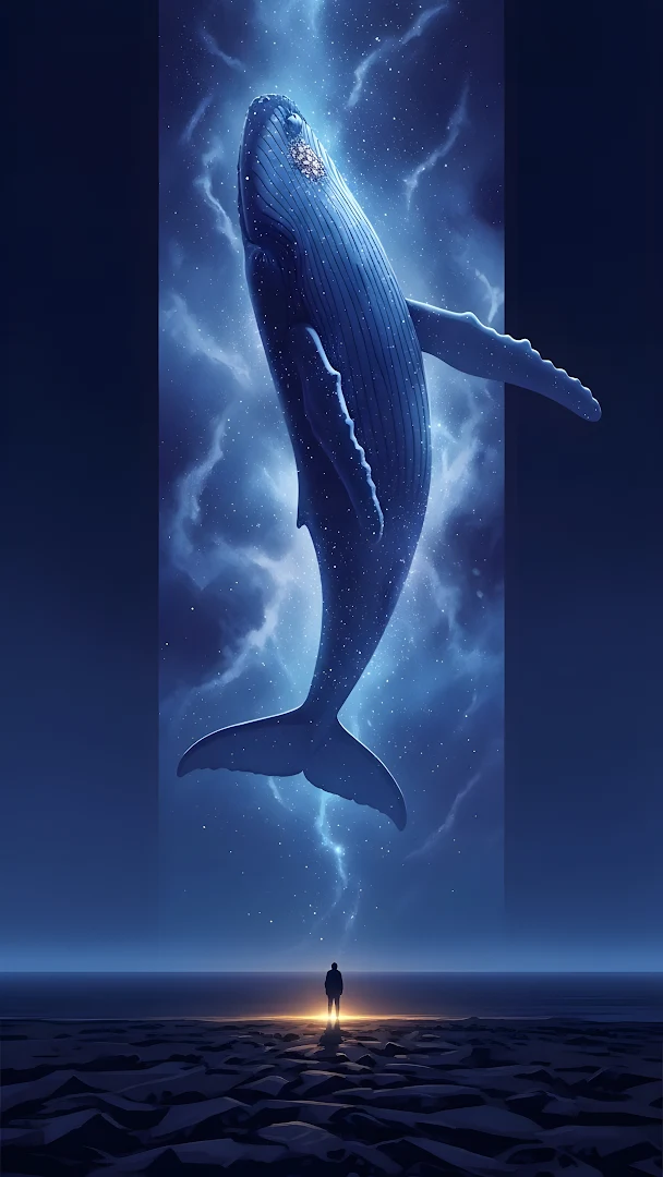 Deep Space Nebula Swirl in Purple and Crimson Hues