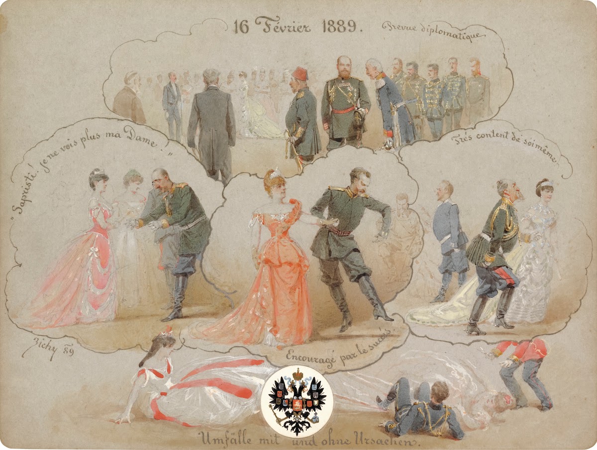 Alexander III At A Court Ball 1889