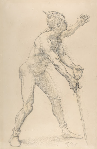 Nude Male Figure with a Sword 1878
