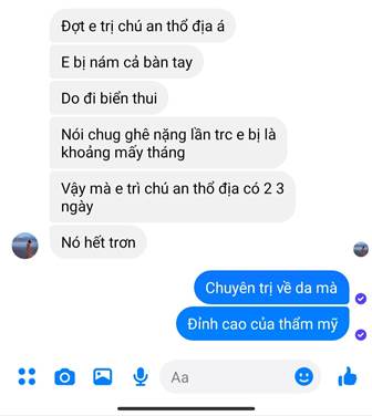 chú An Thổ Địa trị nám da 1