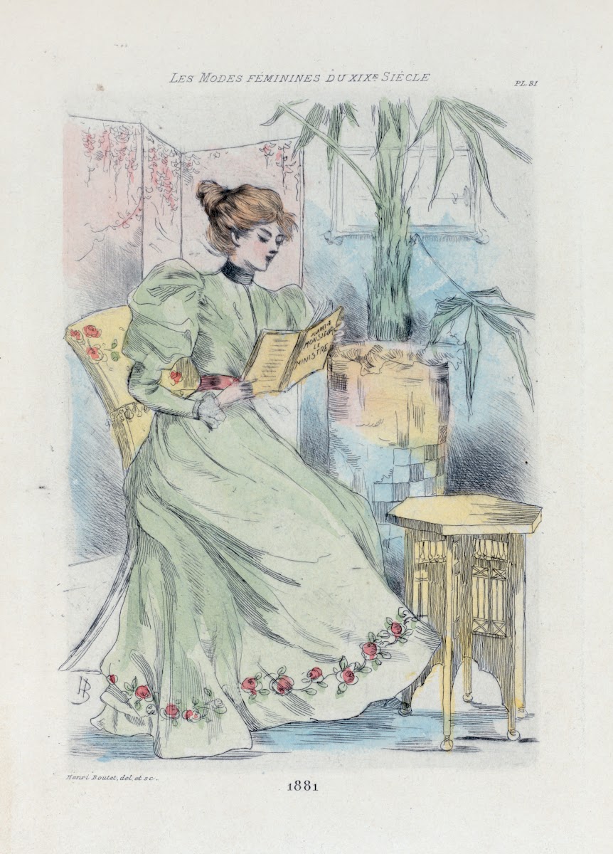 1881 Womens fashion in nineteenth century Paris 1902