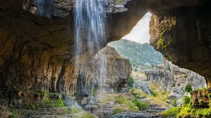 Baatara Gorge Waterfall, Jeita Grotto, Reed Flute Cave, Travel, Khlong Lan National Park Full HD iPhone Wallpaper Background