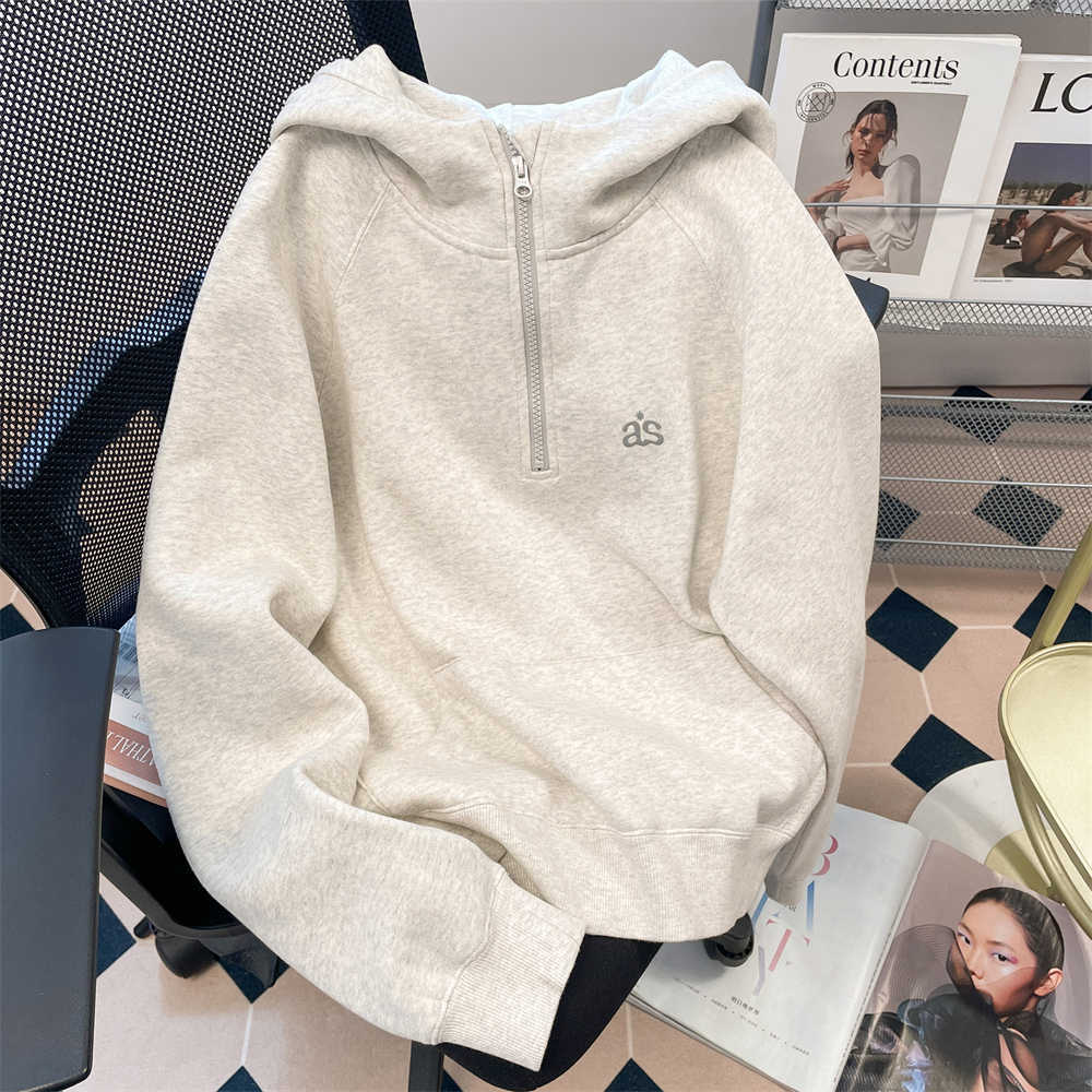Vintage Half-Zip Hoodie