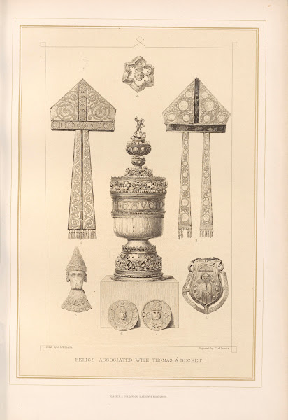 Relics associated with Thomas A Becket 19th century