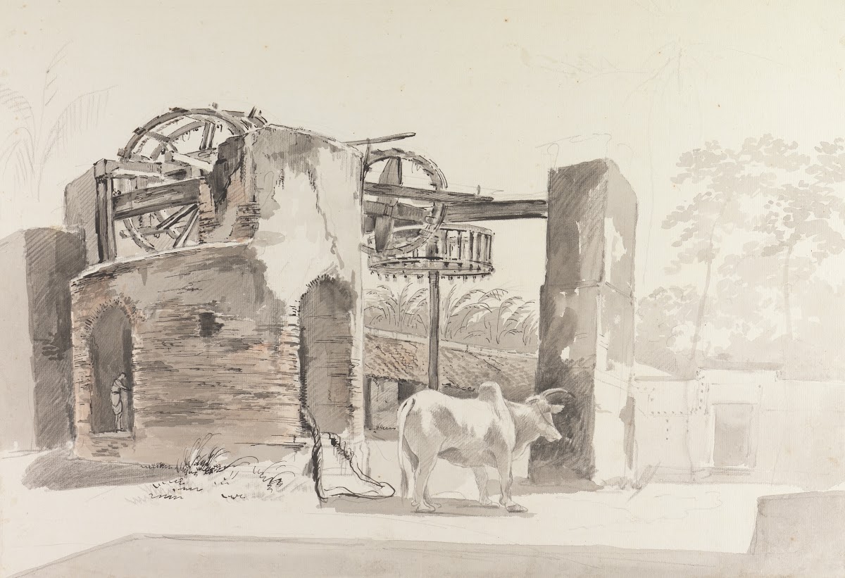 Original Drawings for Choix de Vues de LInde and Others Pl38 1780 1788