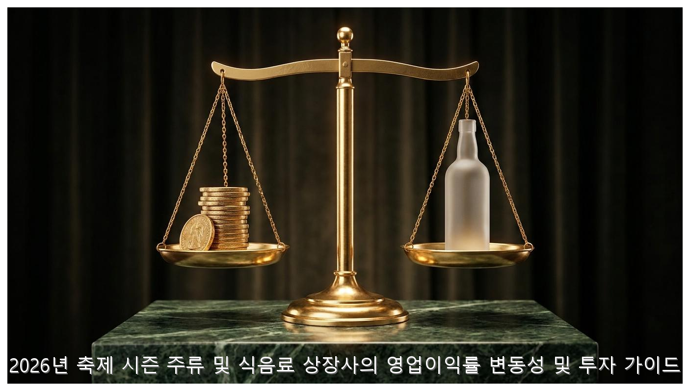 2026년 축제 시즌 주류 및 식음료 상장사의 영업이익률 변동성 및 투자 가이드 핵심 안내 및 분석 인포그래픽 (3)