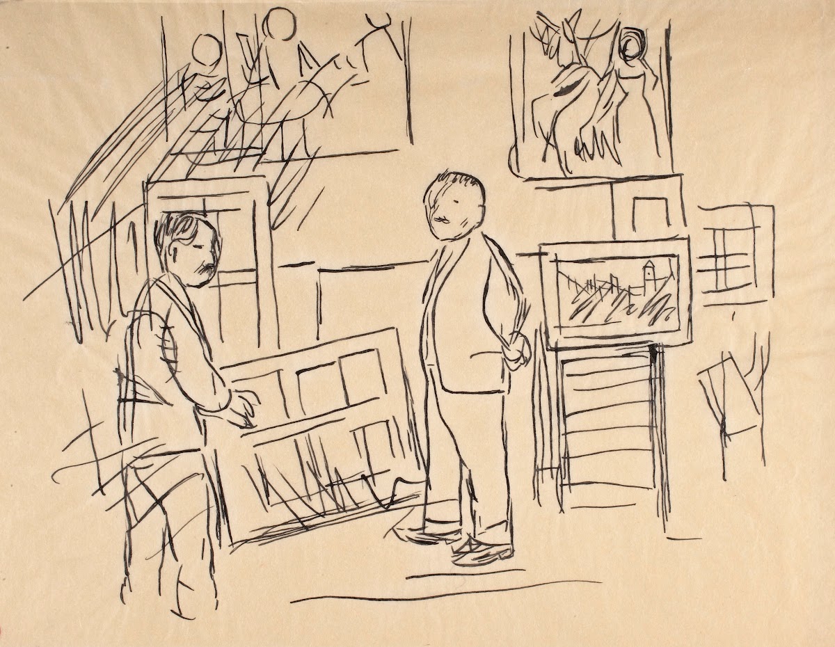 Corner with paintings from the Auction in Hôtel Drouot cycle 1931   1932