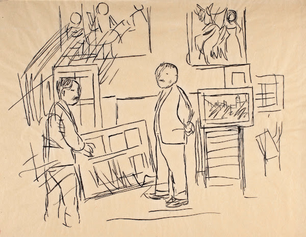 Corner with paintings from the Auction in Hôtel Drouot cycle 1931   1932