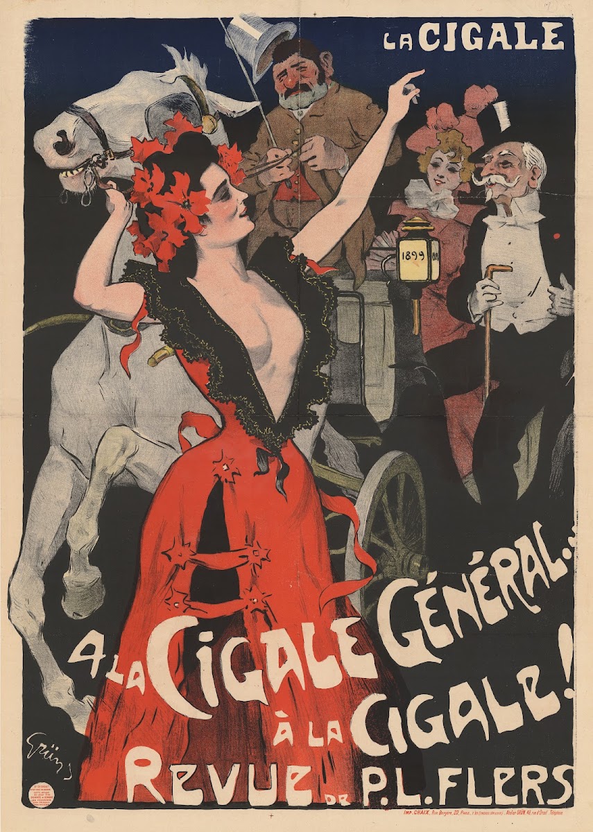 La Cigale A la Cigale Général à la Cigale 1899
