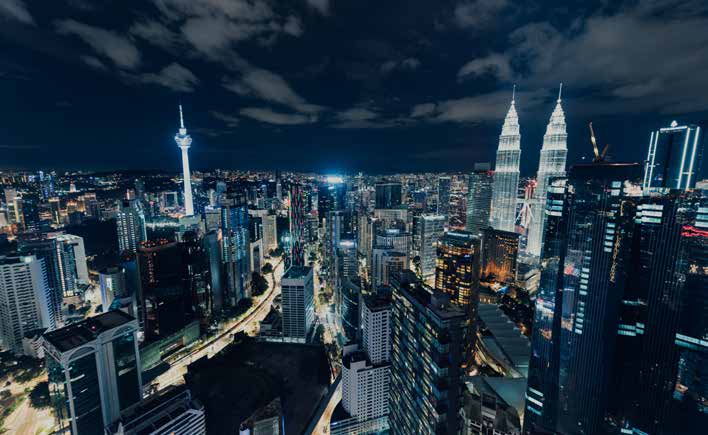 Eaton Residences — kl night skyline